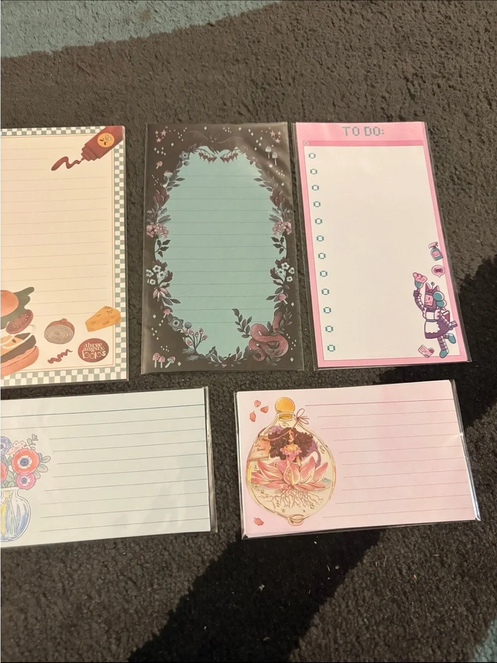 Stickii 8 sets of note paper notepads index cards